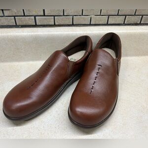 SAS Women’s Slip On Tripad Comfort Clogs In Teak Brown 7s New In Box
